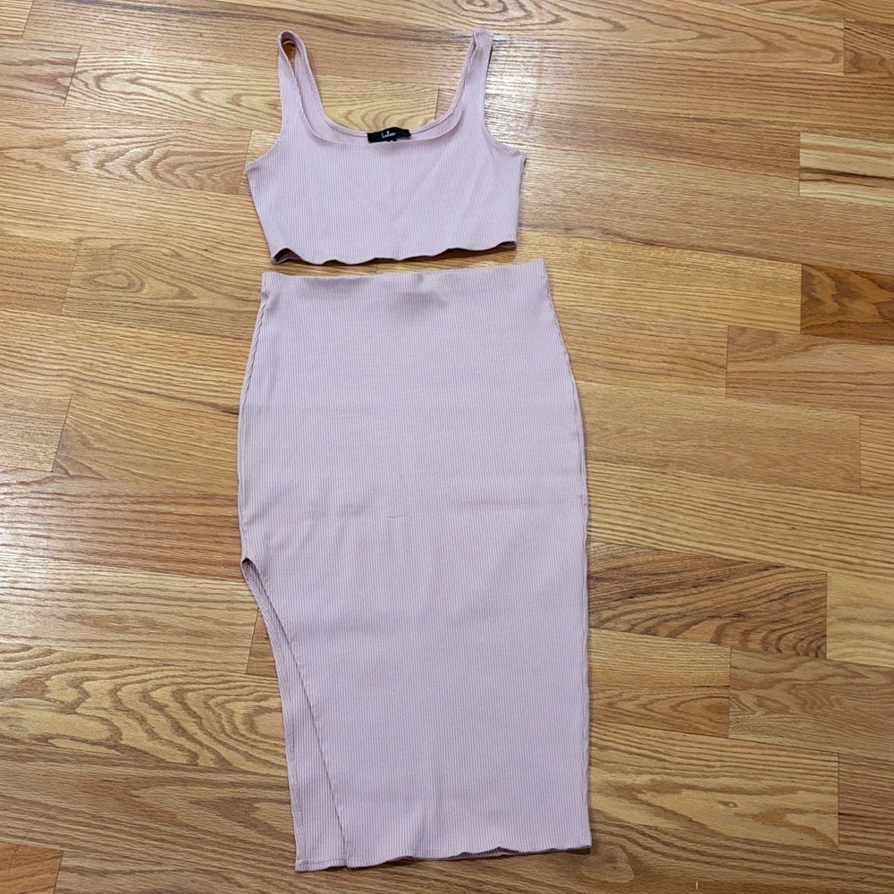 Lulus Set For Life Ribbed Bodycon Two-Piece Dress - Picture 6 of 10